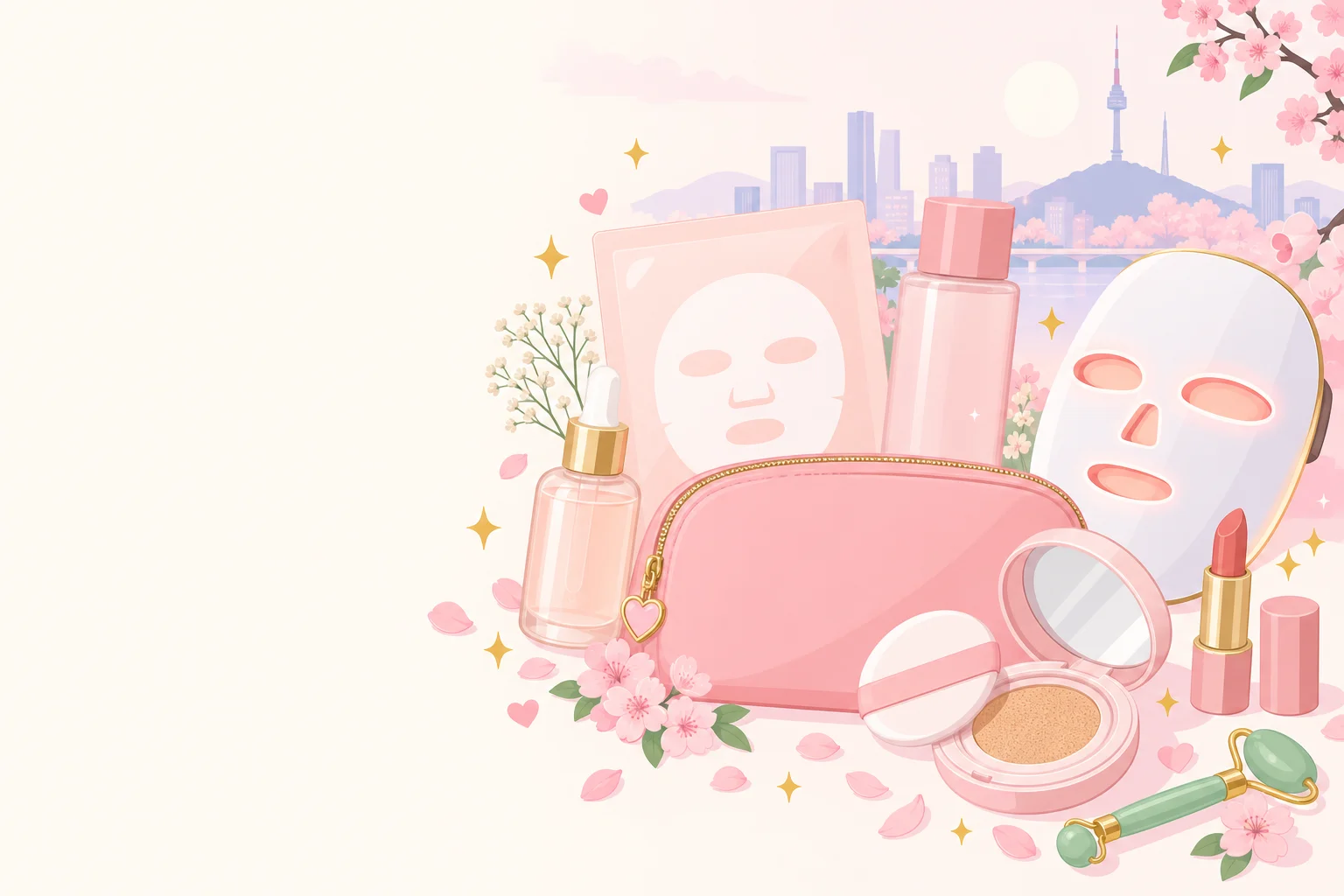 韓国コスメのイラスト